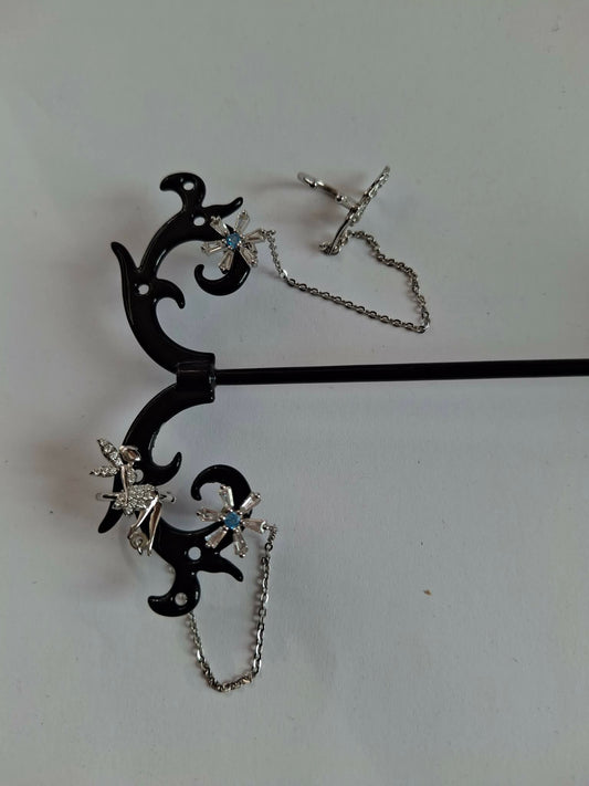 Cercei de argint dubli