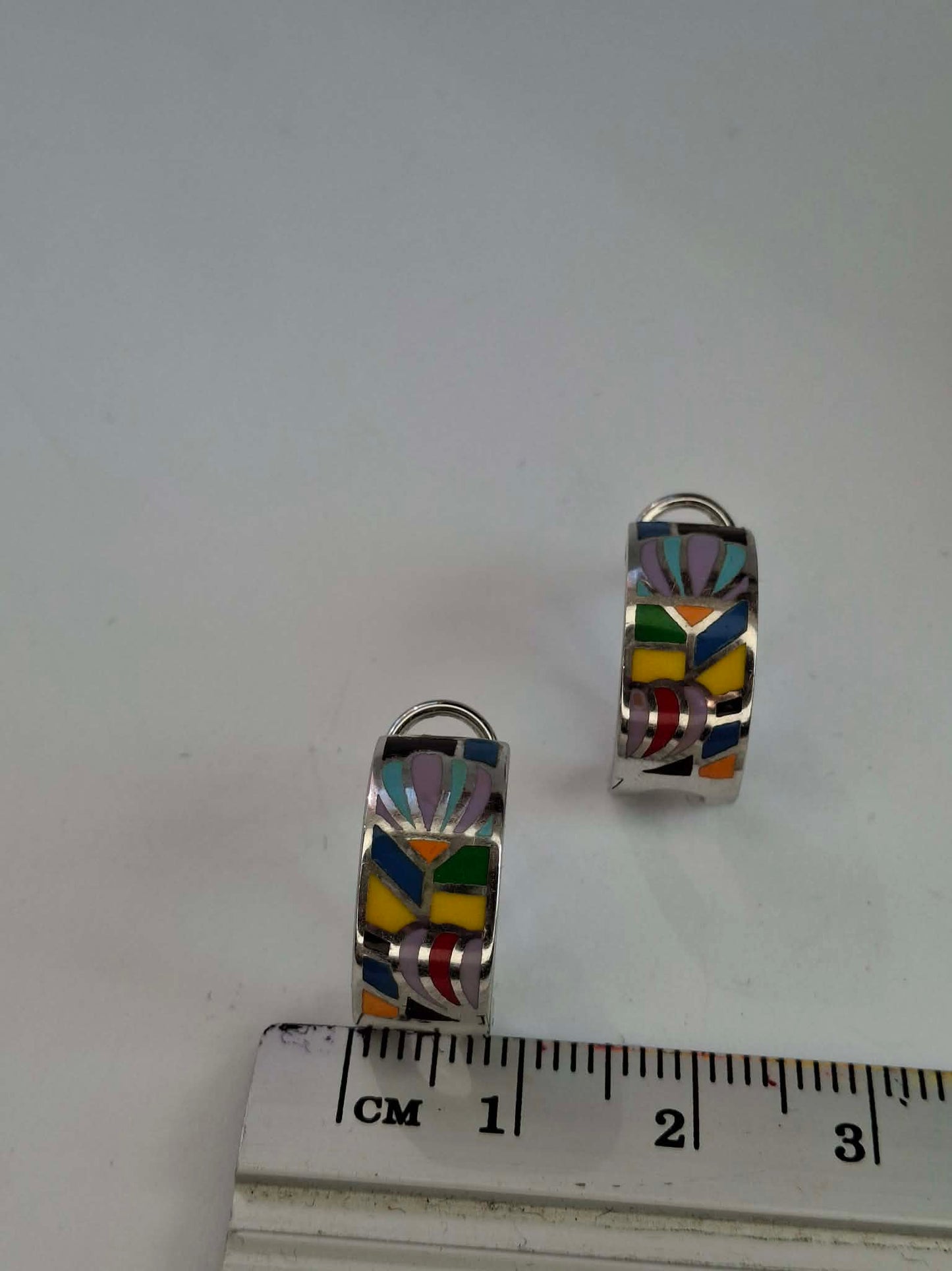 Cercei argint rodiat