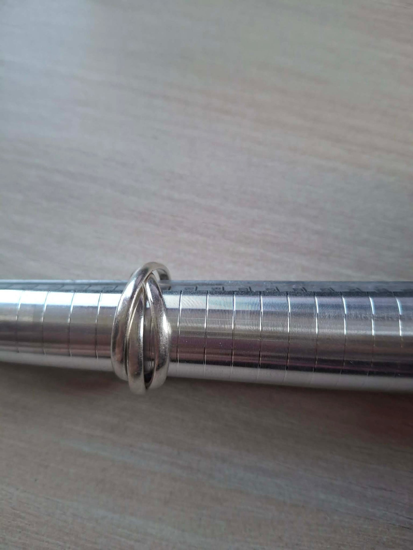 Inel argint spirală