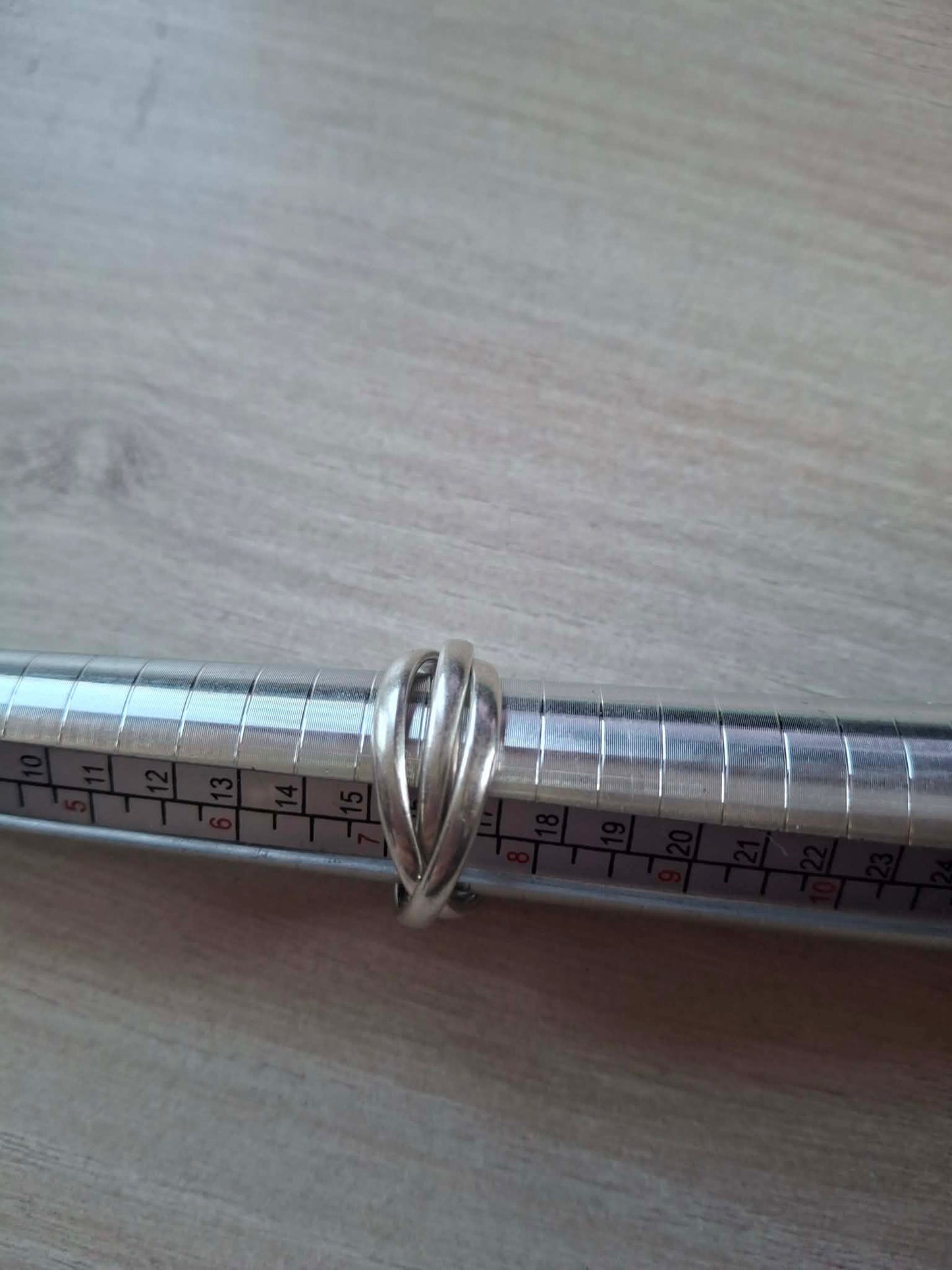 Inel argint spirală