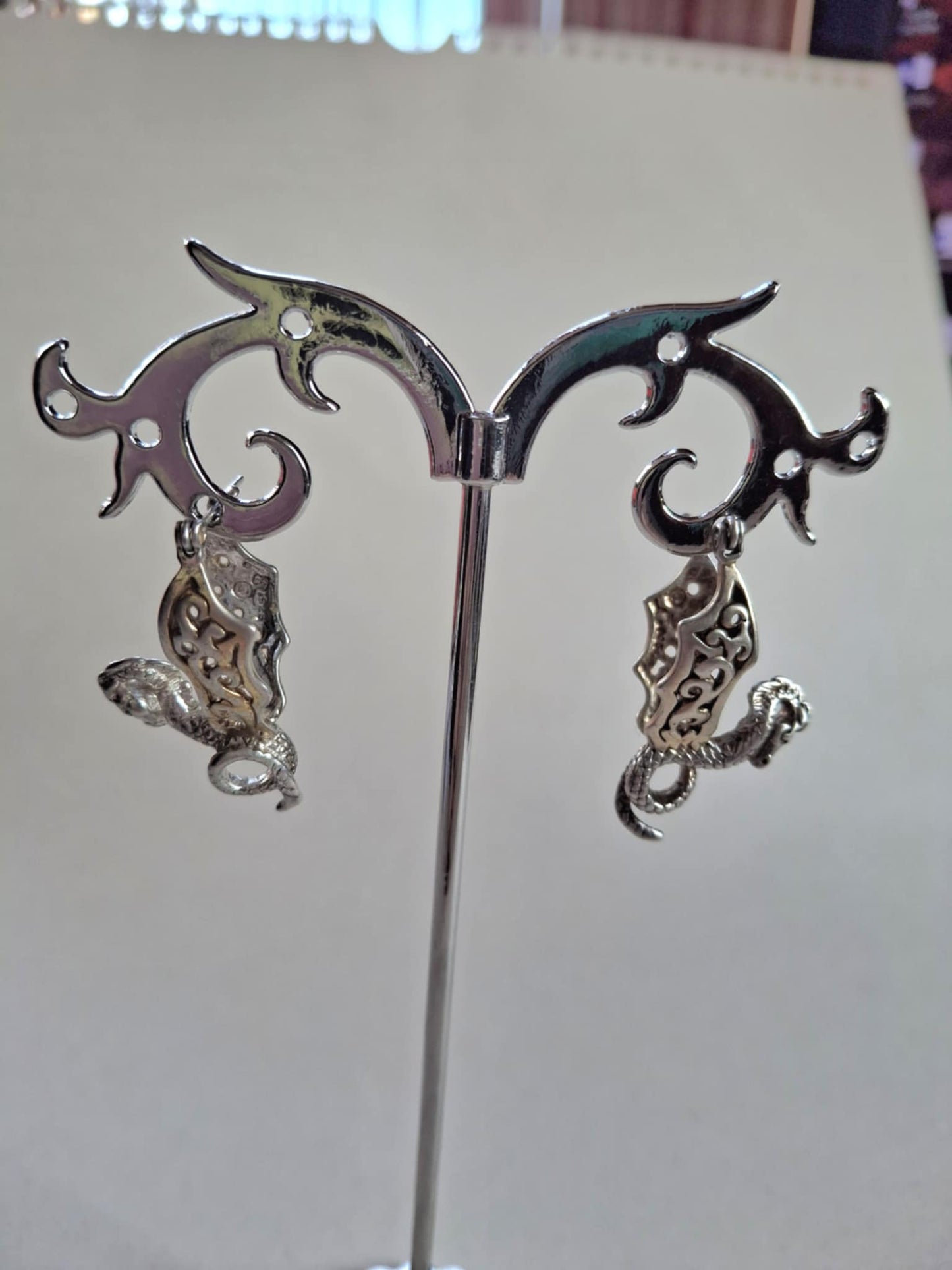 Cercei argint DRAGONI