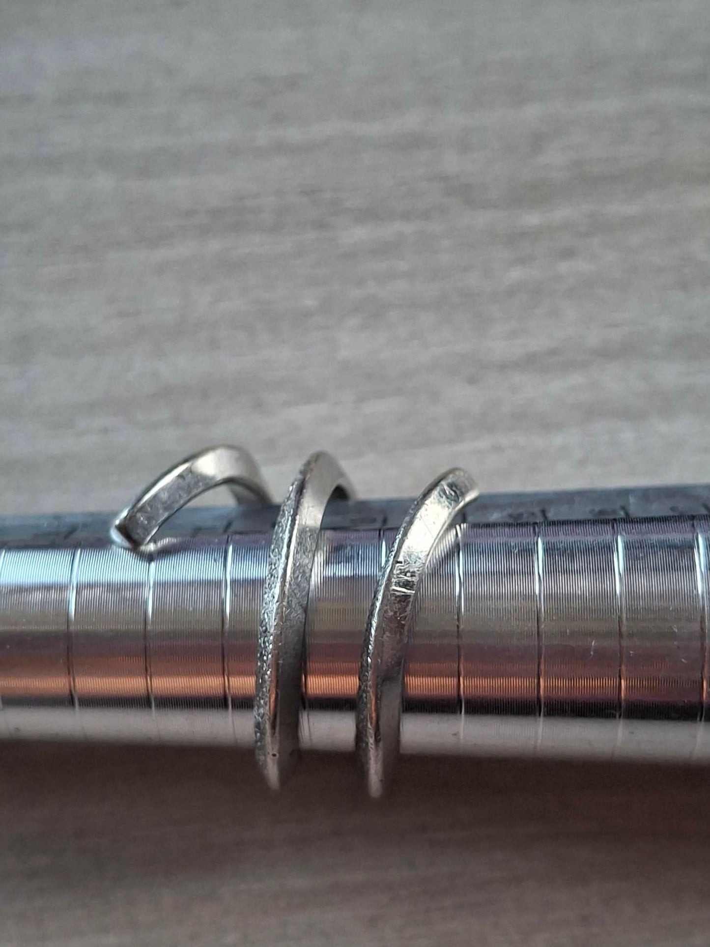 Inel argint spirală