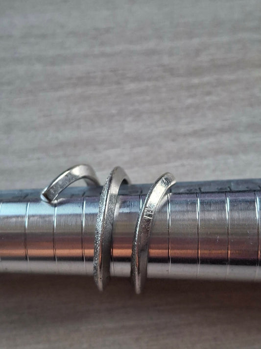 Inel argint spirală