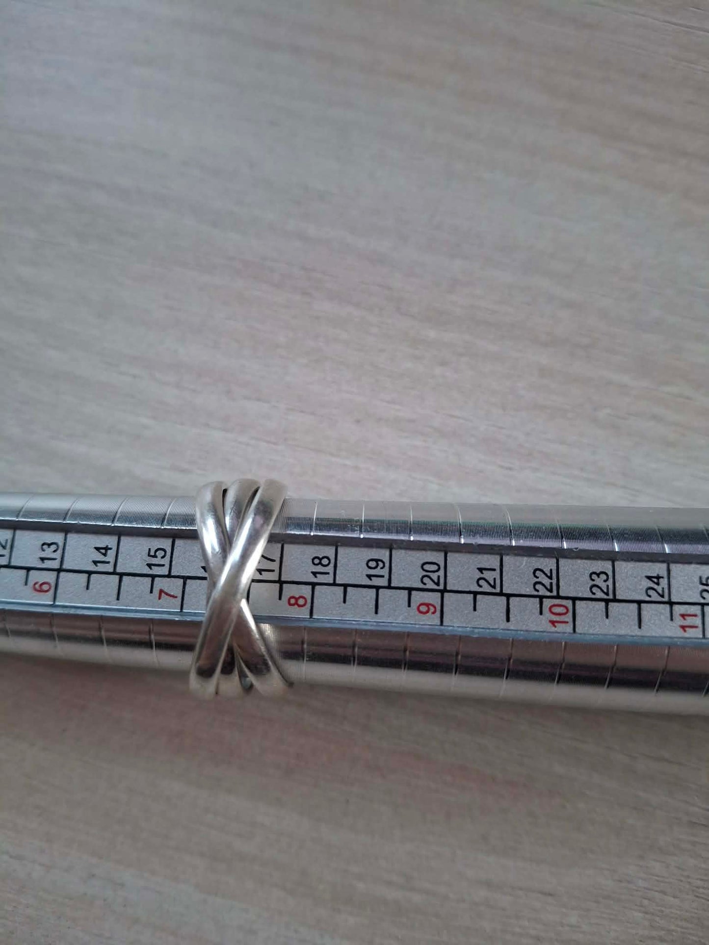 Inel argint spirală