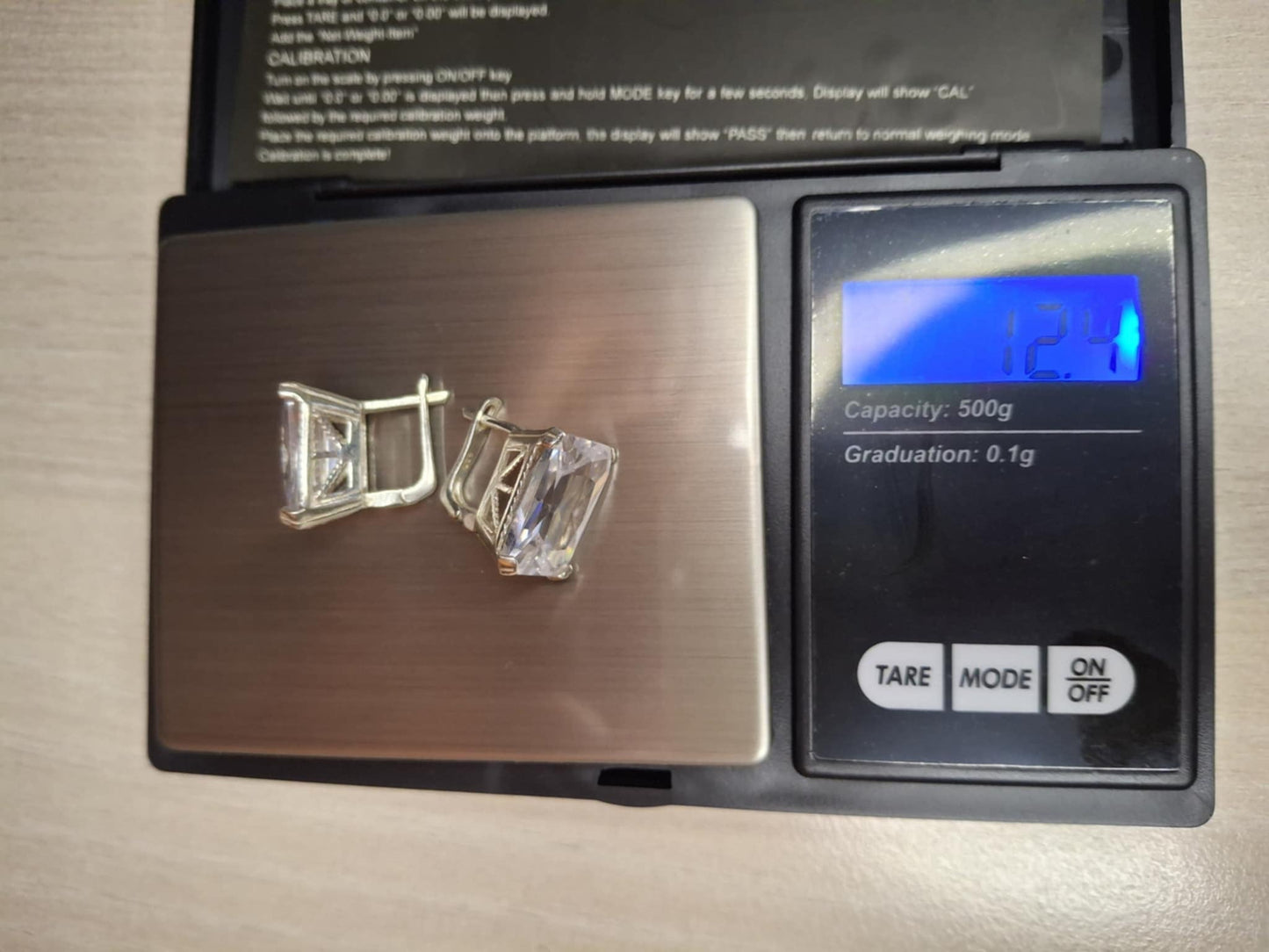 Cercei argint masivi