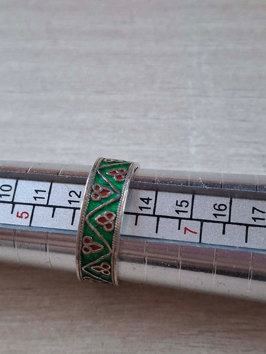 Inel argint tip verigheta